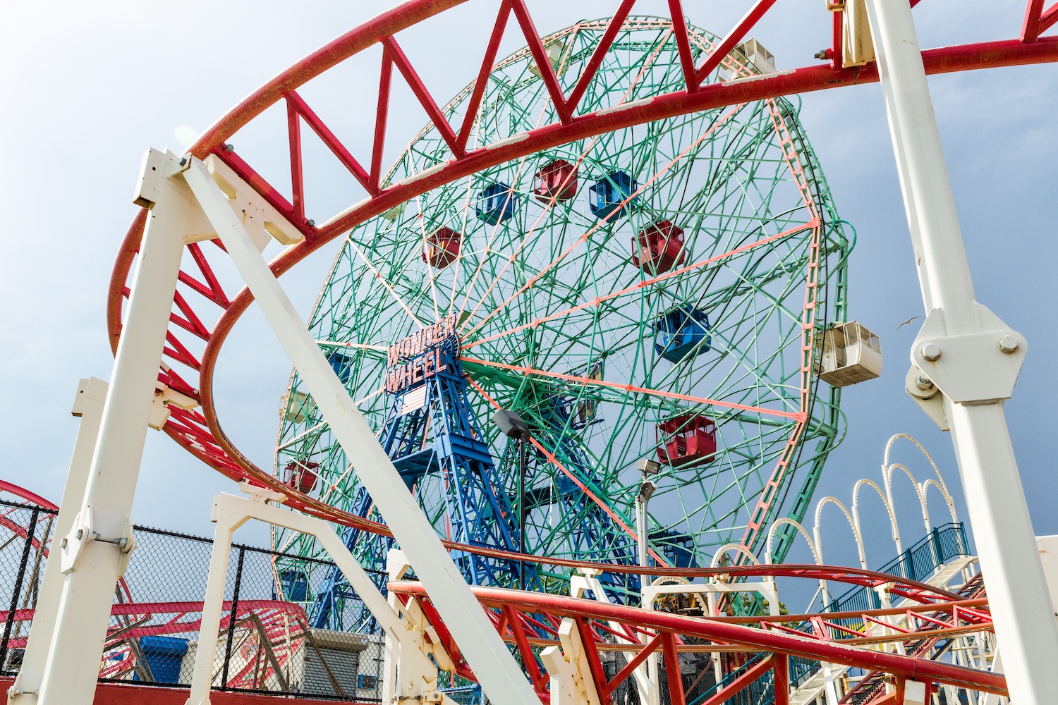 Wonder wheel, Coney Island, Brooklyn, NY.